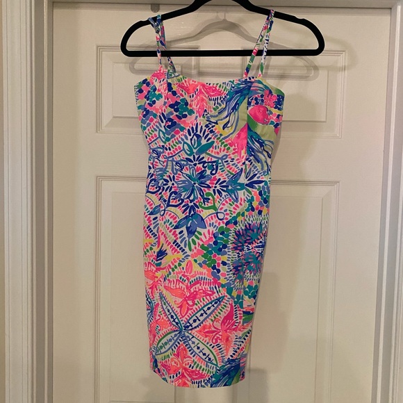 Lilly Pulitzer Dresses & Skirts - Lilly Pulitzer multicolored cotton short dress 0